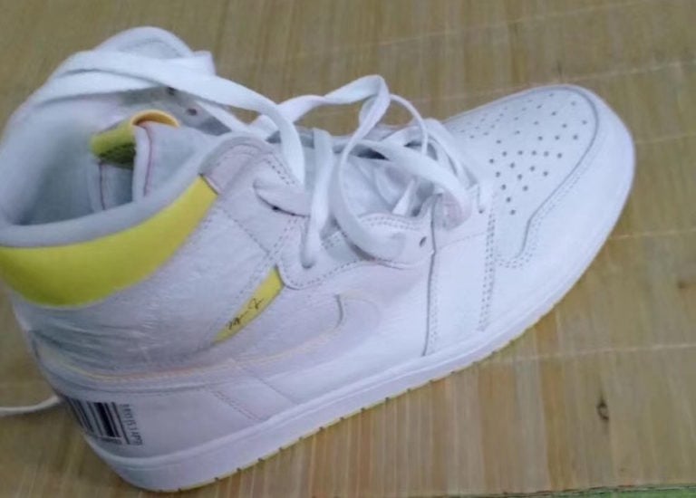 Air Jordan 1 Barcode White Yellow Release Info SneakerFiles
