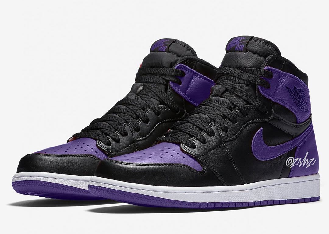 Air Jordan 1 Court Purple 2020 555088 