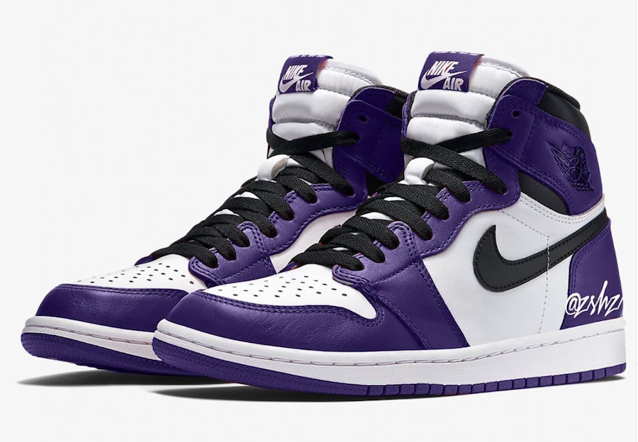 Air Jordan 1 Court Purple 555088-500 2020 Release Info