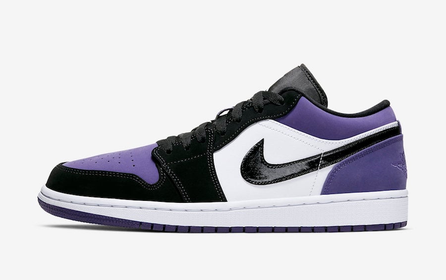 Air Jordan 1 Low Court Purple 553558-125 Release Date