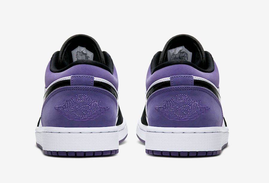 Air Jordan 1 Low Court Purple 553558-125 Release Date