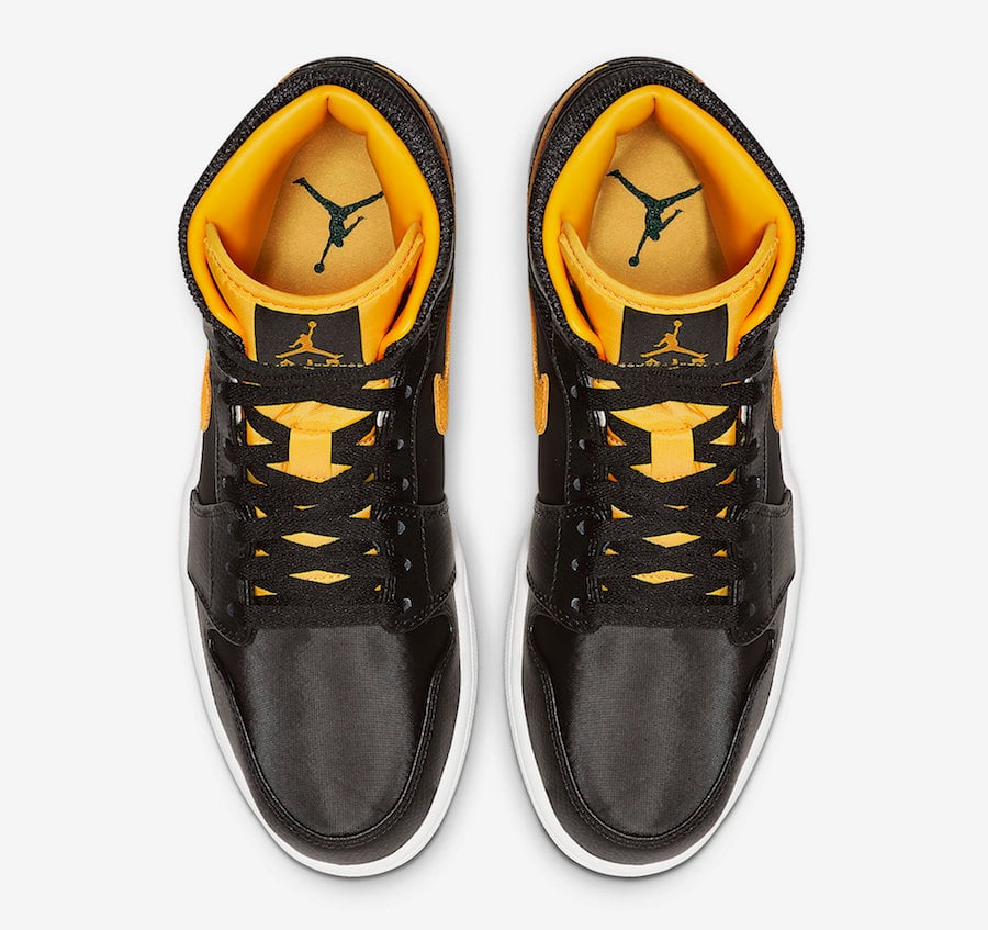 Air Jordan 1 Mid Black University Gold CI9352-001 Release Info