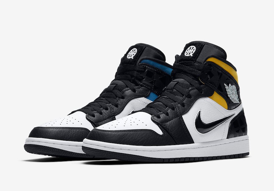 Air Jordan 1 Mid Quai 54 CJ9219-001 Release Info