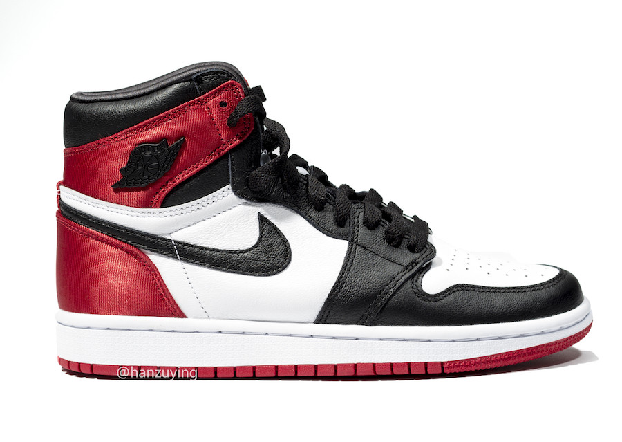 Air Jordan 1 WMNS Satin Black Toe CD0461-016 Release Information