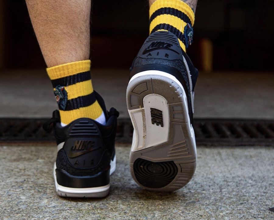 Air Jordan 3 Tinker Black Cement CK4348-007 2019 On Feet