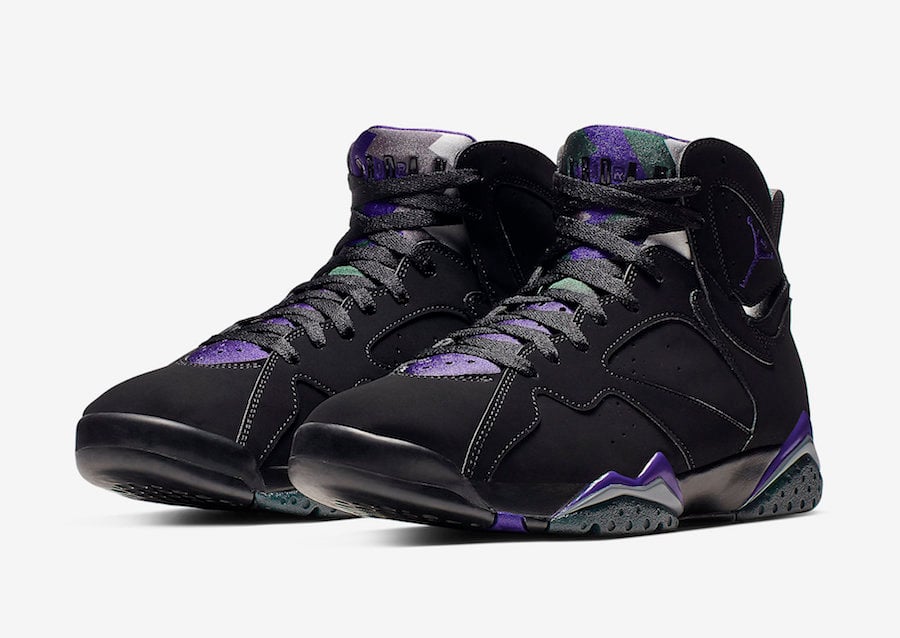 jordan retro 7 black purple