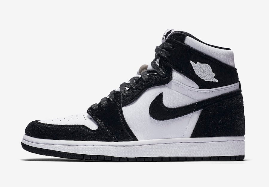 black and white panda jordans