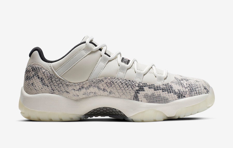 Buy Air Jordan 11 Low Snakeskin Light Bone CD6846-002 Store List