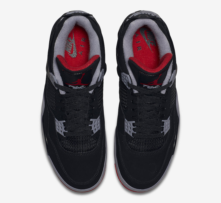 Buy Air Jordan 4 Bred 2019 308497-060 Store List