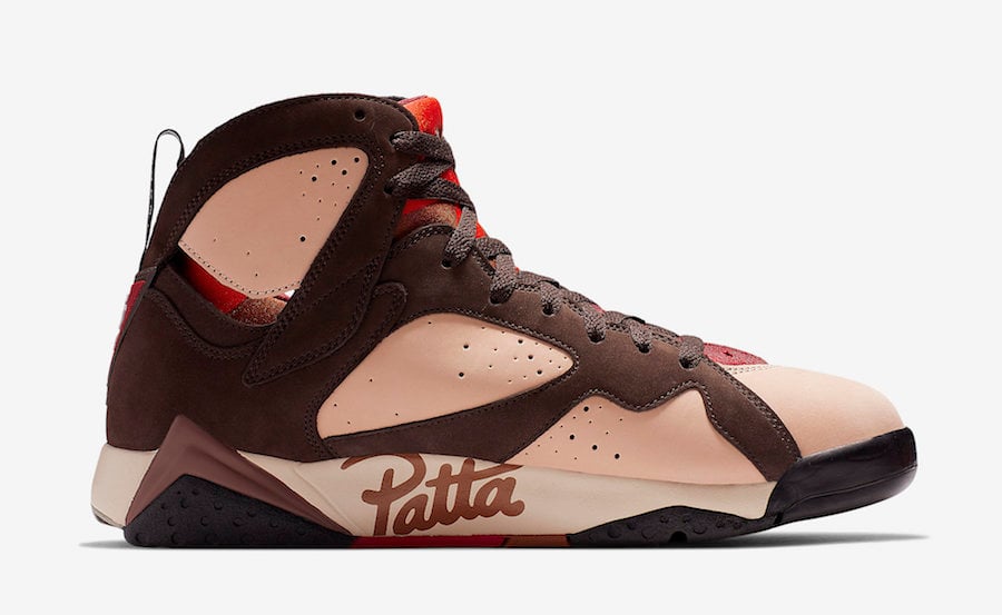 Buy Patta Air Jordan 7 Shimmer Mahogany Mink AT3375-200 Store List