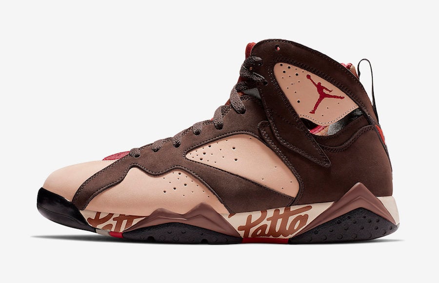 Buy Patta Air Jordan 7 Shimmer Mahogany Mink AT3375-200 Store List