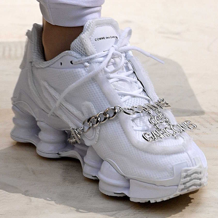 comme des garçons nike shox tl