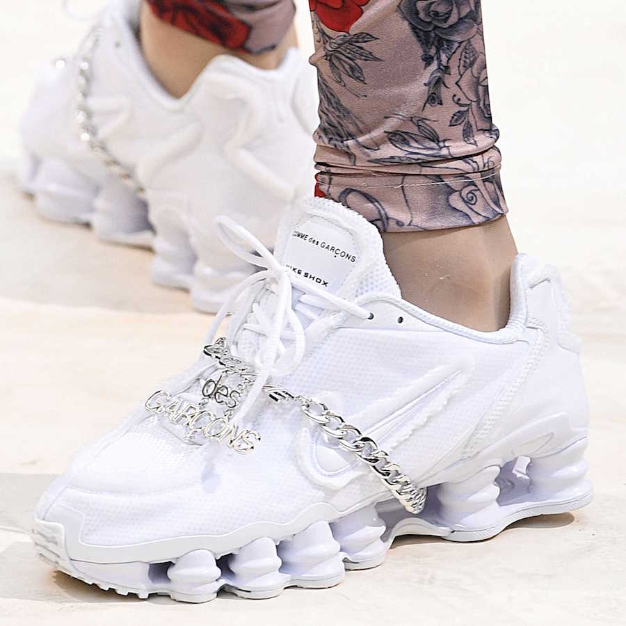 nike comme des garcons shox tl