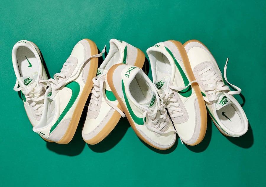 J.Crew x Nike Killshot Available in White and Green