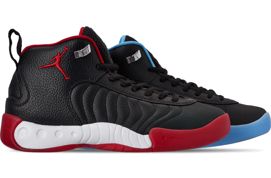 jordan jumpman pro black gym red university blue