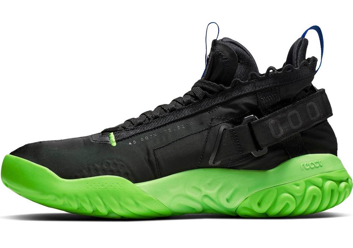 Jordan Proto React Black Green Release Info