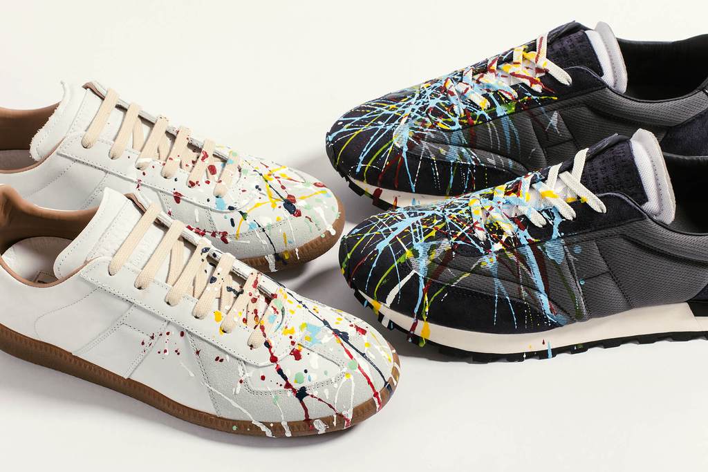 Maison Margiela Sneakers Paint Outlet Store, UP TO 51% OFF | www 