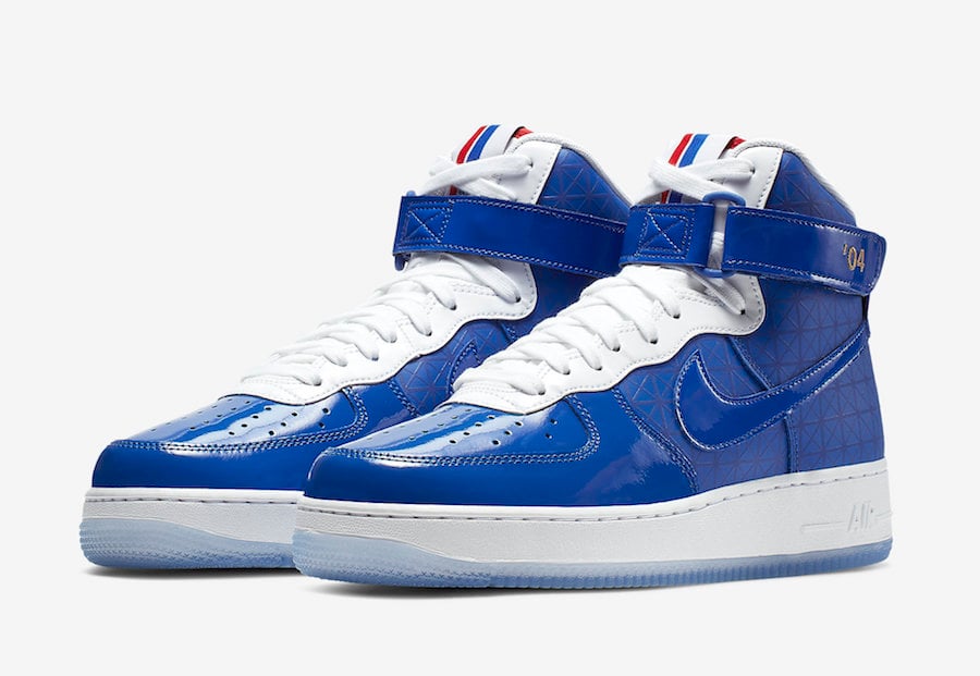 Nike Air Force 1 High 2004 NBA Finals CI9880-400 Release Info Nike Air Force 1 High 2004 NBA Finals CI9880-400 Release Info