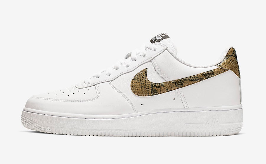 Nike Air Force 1 Low Ivory Snake AO1635-100 Release Info