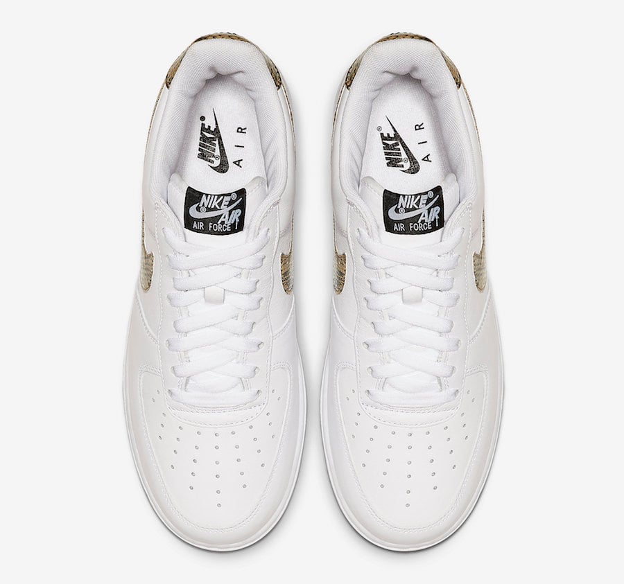 Nike Air Force 1 Low Ivory Snake AO1635-100 Release Info