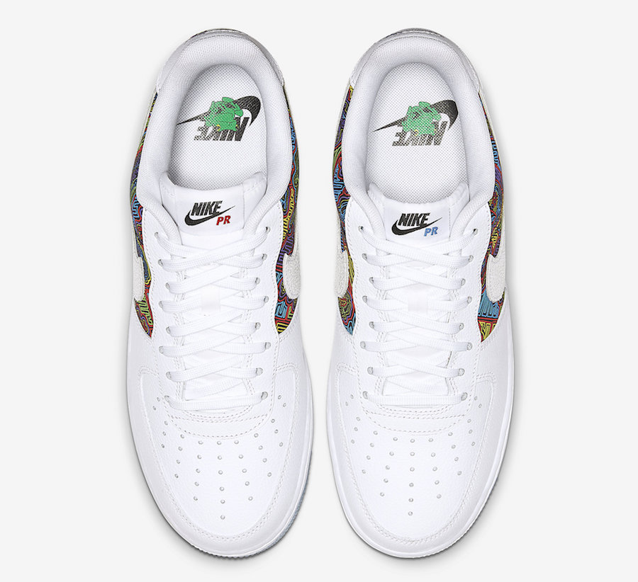 Nike Air Force 1 Low Puerto Rico CJ1620-100 Release Info