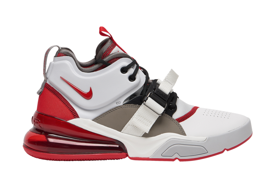 Nike Air Force 270 in White and Red Available Now