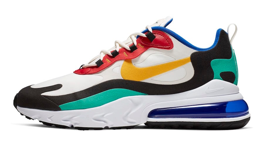 nike air max with colors