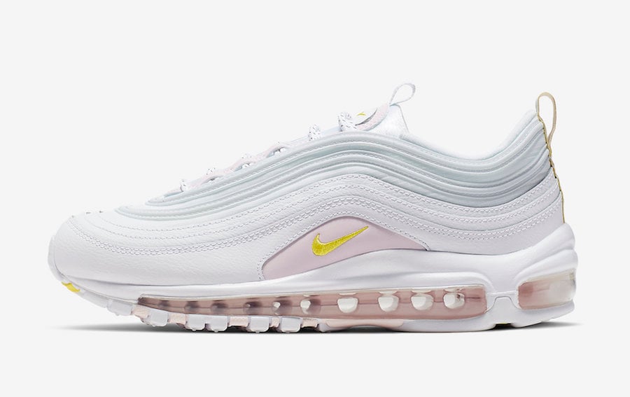 Nike Air Max 97 White Yellow Pink CI9089-100 Release Info
