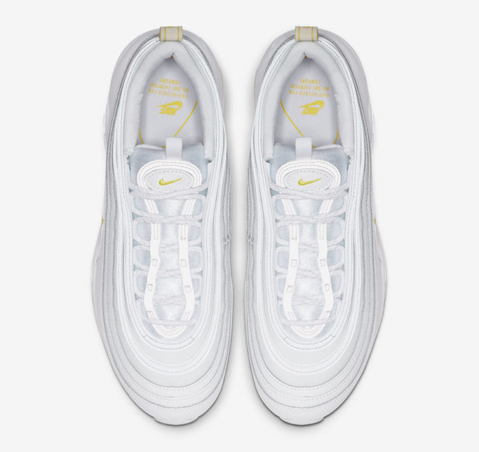 white and yellow air max 97
