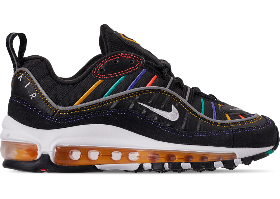 nike air max black multicolor