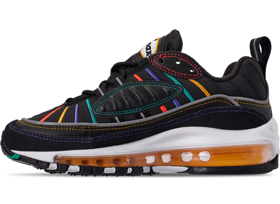 air max 98 black rainbow