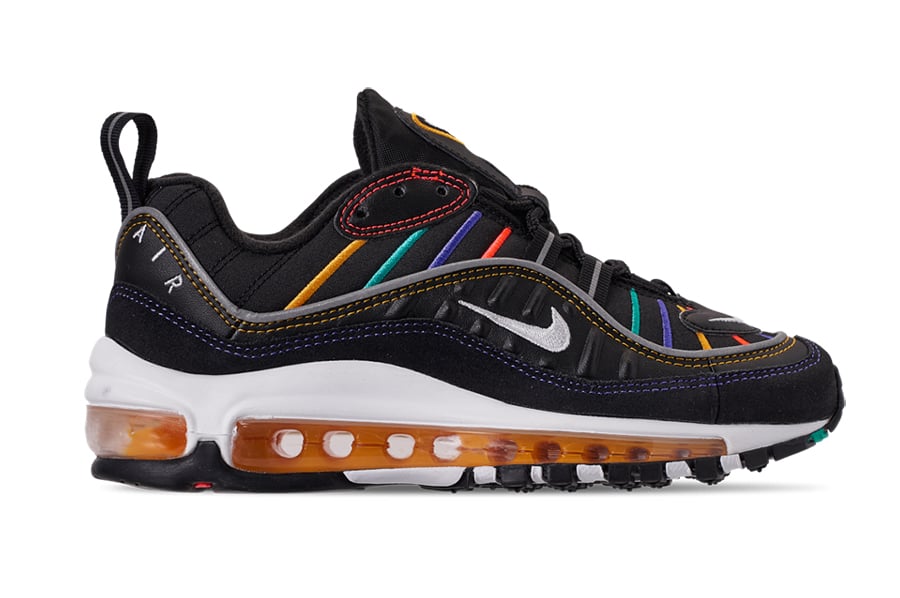 Nike Air Max 98 ‘Black Multicolor’ Releasing Soon