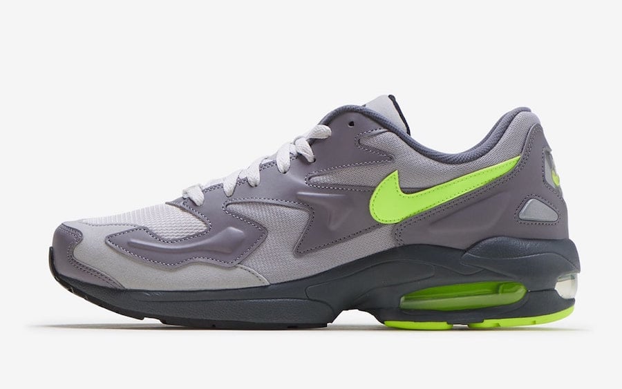 nike air max2 light lx grey