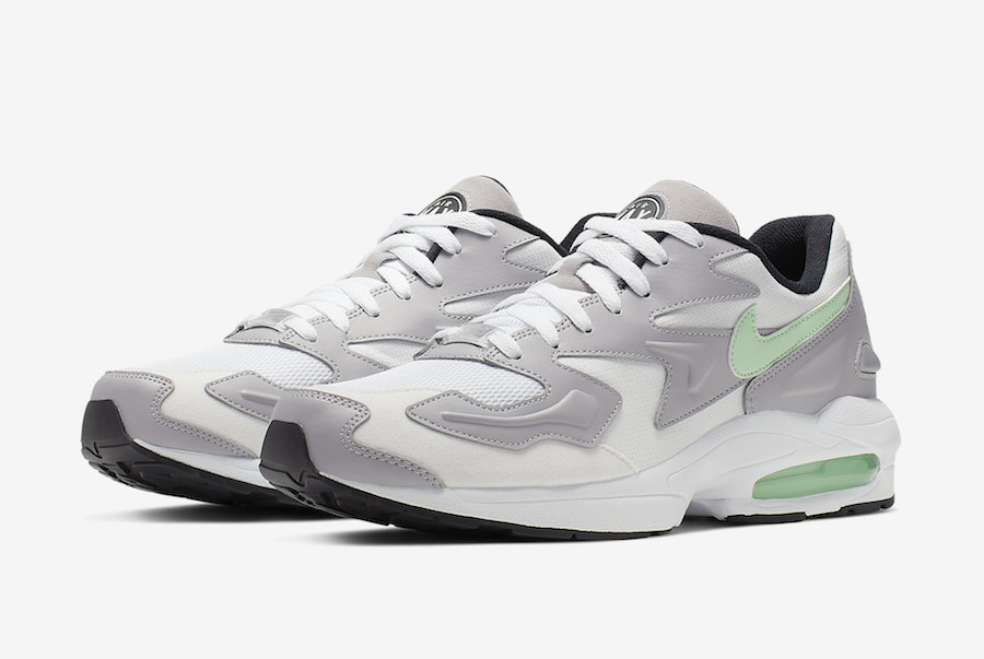 Nike Air Max2 Light in Vast Grey and Fresh Mint