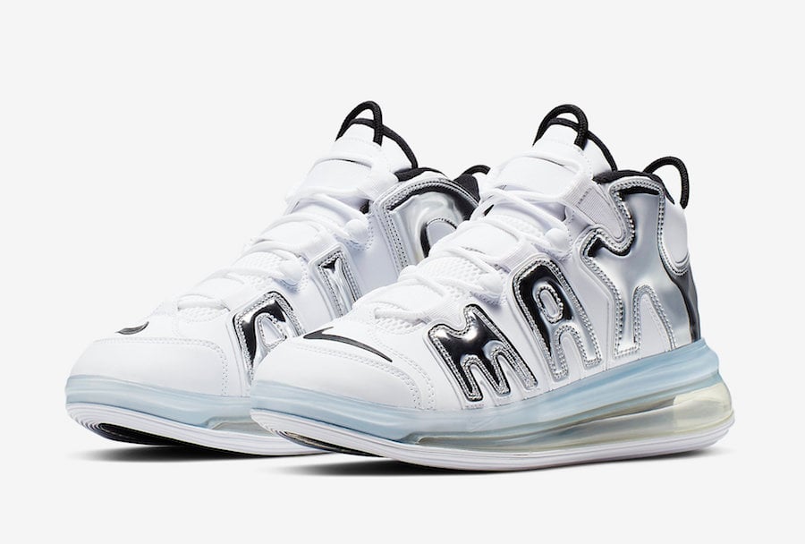 Nike Air More Uptempo 720 White Chrome BQ7668-100 Release Info Nike Air More Uptempo 720 White Chrome BQ7668-100 Release Info