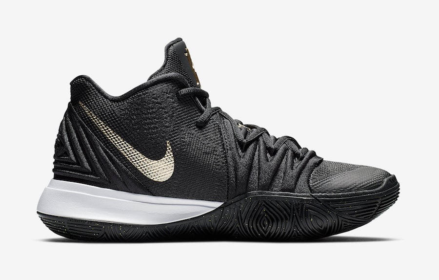 Nike Kyrie 5 Black Metallic Gold White AO2918-007 Release Info ...