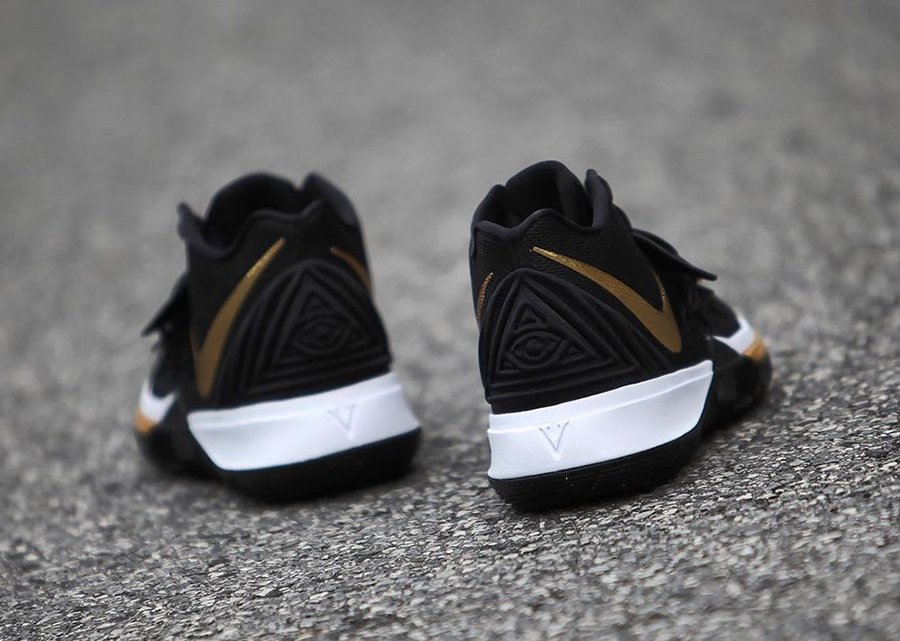 Nike Kyrie 5 Black Metallic Gold White AO2918-007 Release Info