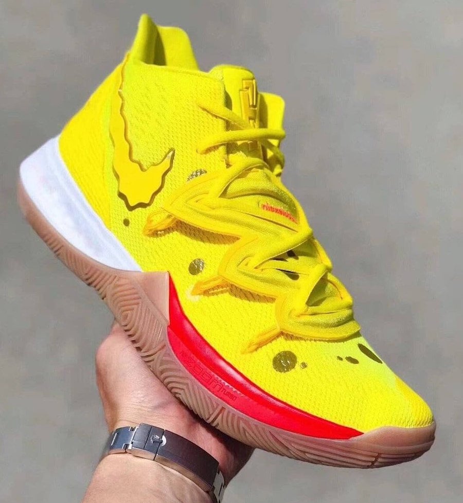 kyrie 5 spongebob shoes release date