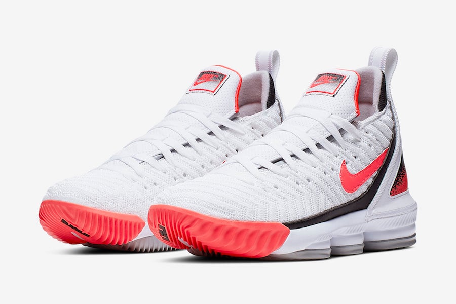 Nike LeBron 16 Hot Lava White Release Info