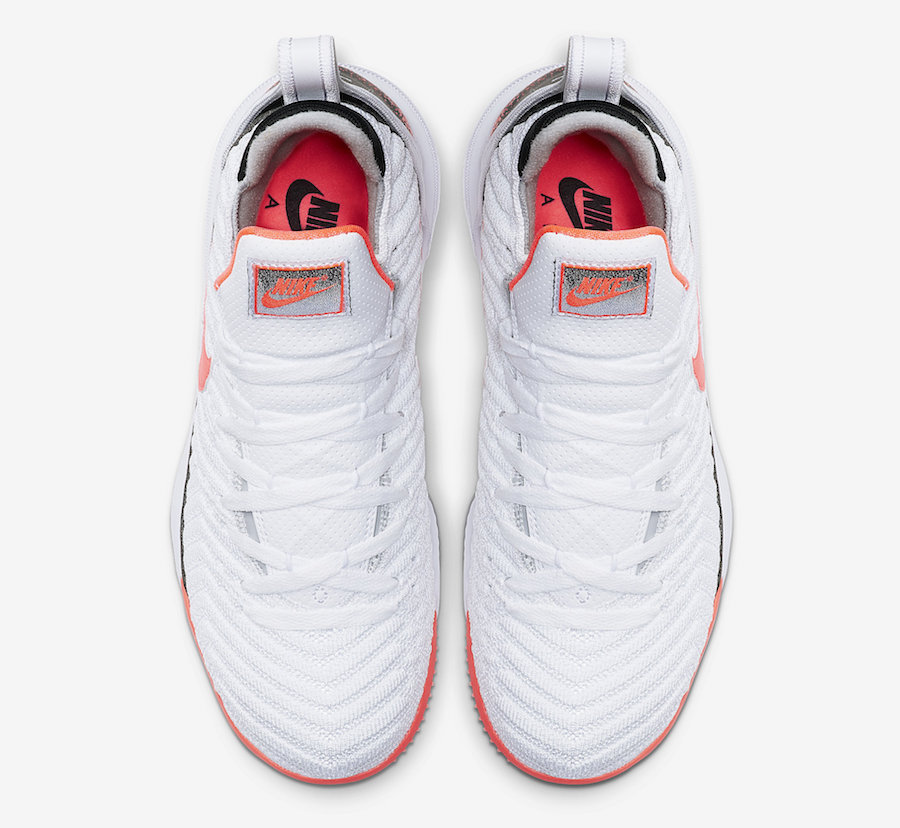 Nike LeBron 16 Hot Lava White Release Info