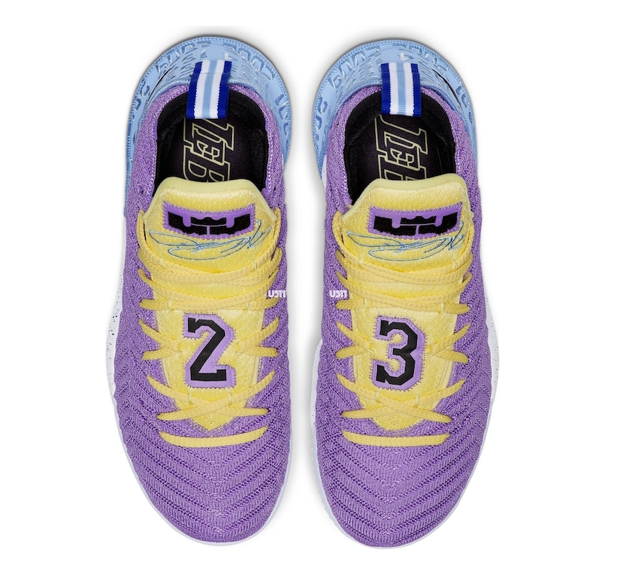 Nike LeBron 16 Lakers CK4765-500 Release Info