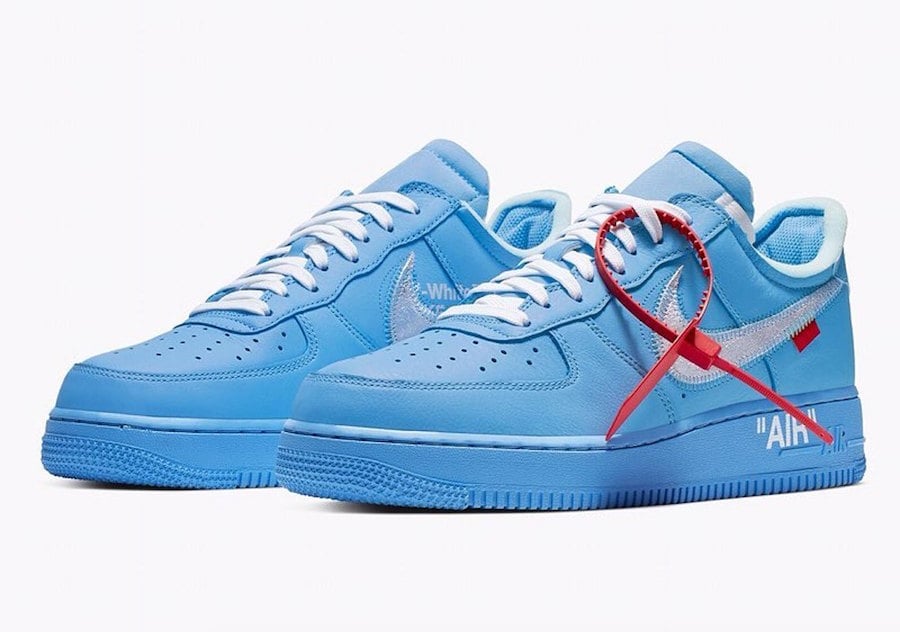 nike x off white af1 blue