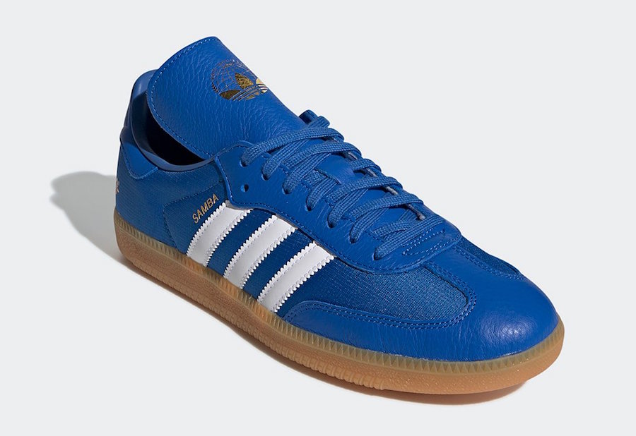 Oyster Holdings adidas Samba OG Blue F35093 Release Info