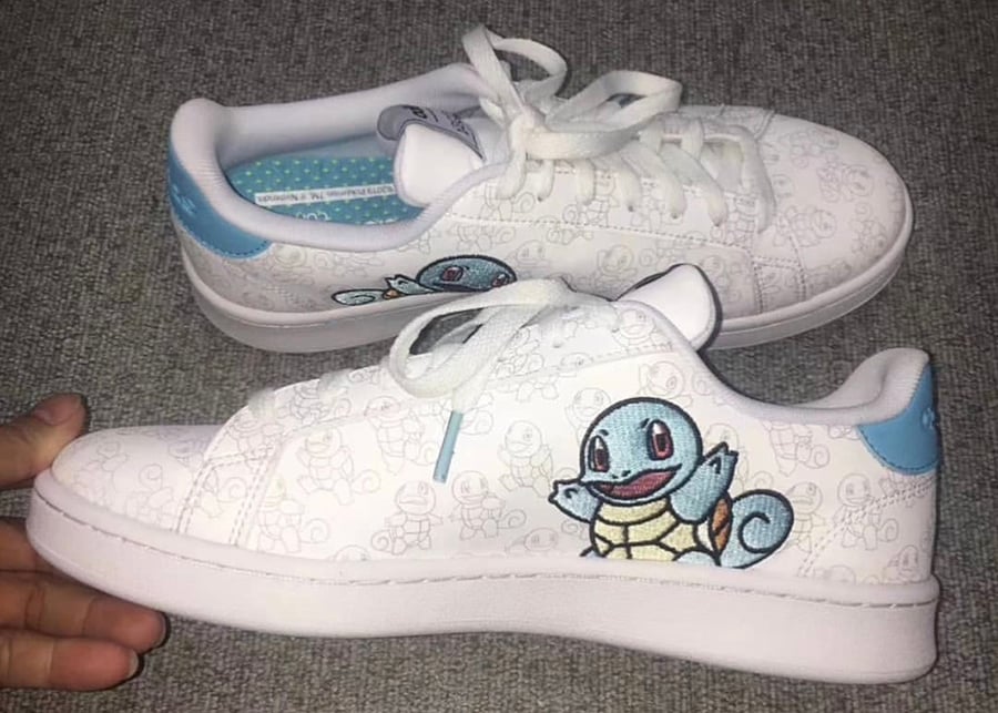Closer Look at the Pokémon x adidas Squirtle Shoe