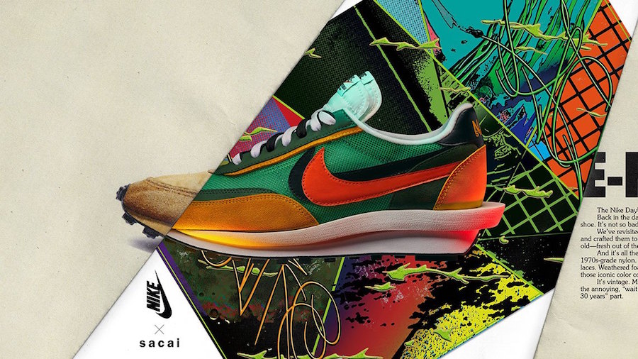 sacai Nike LDWaffle + Blazer Mid Release Info