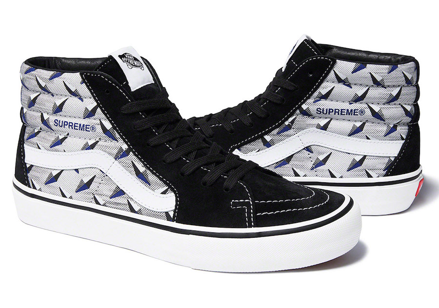 Supreme Vans Diamond Plate Collection Slip-On SK8-Hi Release Info