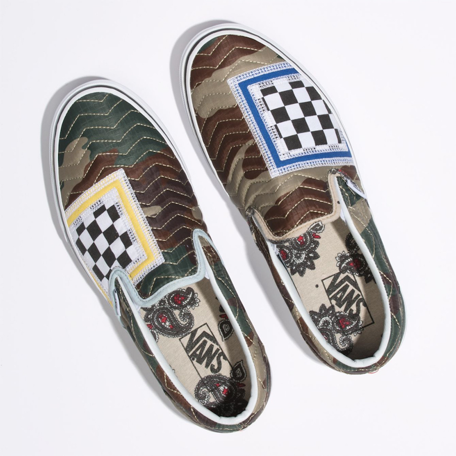 Vans Slip-On Mixed Quilting Camo Release Info | SneakerFiles