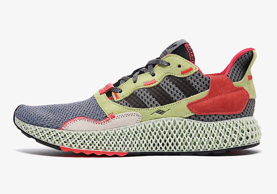 adidas ZX 4000 4D in Grey and Yellow Releases June 21st