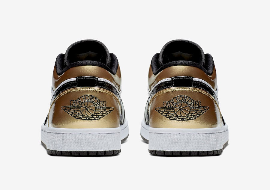 air jordan 1 low gold toe release date