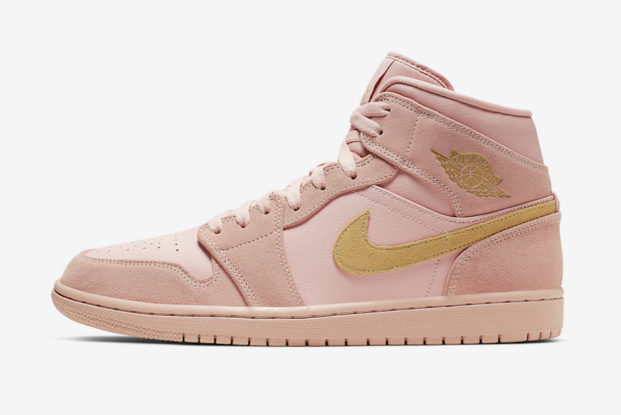 Air Jordan 1 Mid Coral Gold 852542-600 Release Info